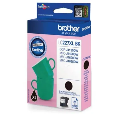 Tusz oryginalny BROTHER lc227xlbk czarny 1200 stron