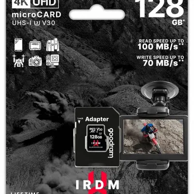 Goodram karta microsd irdm 128gb uhsi u3 adapter