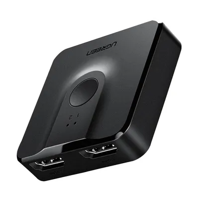 Przełącznik switch UGREEN cm217 2w1 hdmi 2.0 20cm (czarny)