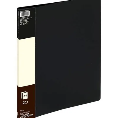 Album ofertowy a4 Grand 9002 120-1208 czarny pvc 20 kieszeni