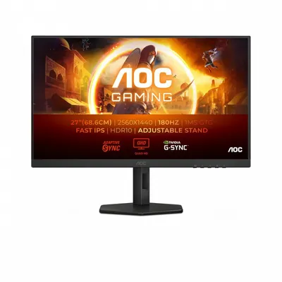 Aoc monitor q27g4xf 27 cali 180hz fast ips hdmi dp has