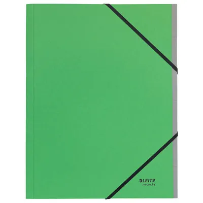 Teczka segregująca a4 LEITZ recycle 39140055 zielony karton 6 przegródek