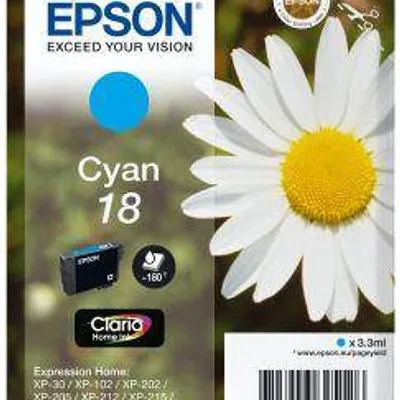 Tusz oryginalny EPSON t1802 c13t18024012 cyan 3,3 ml