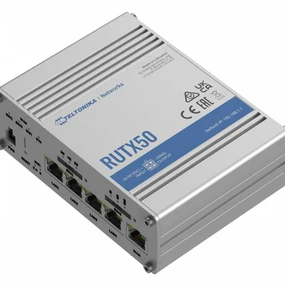 Teltonika router 5g rutx50 dual sim, gnss, wifi, 4xlan, usb2.0
