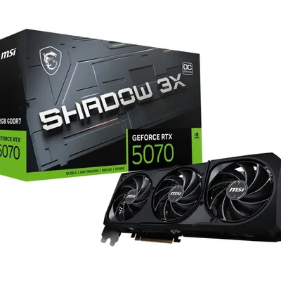 Msi karta graficzna geforce rtx 5070 12g shadow 3x oc gddr7 192bit hdmi/dp