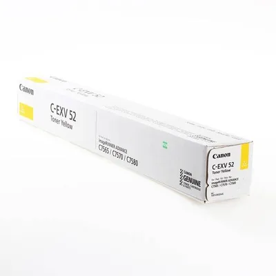 Canon oryginalny toner cexv52, yellow, 66500s, 1001c002, CANON irc7565i, irc7570i, irc7580i, o