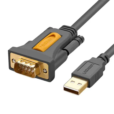 Kabel usb do db9 rs-232 UGREEN cr104, 2m (czarny)