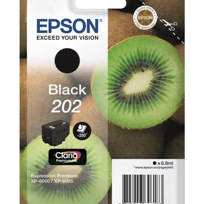Tusz oryginalny EPSON t02e1 c13t02e14010 czarny 250 stron