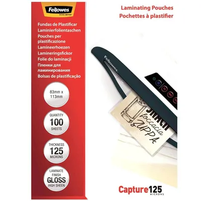 Folia do laminowania 83x113mm Fellowes 5307101 125mic 100 szt