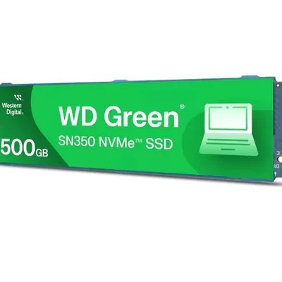 Western digital dysk ssd green 500gb m.2 2280 sn350 nvme pcie