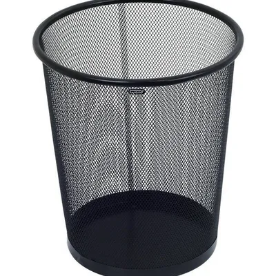 Kosz na śmieci metalowa siatka 12l Grand gr-020 120-1127 okrągły czarny