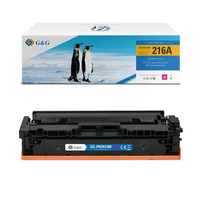 G&g kompatybilny toner z w2413a, magenta, 850s, nt-ph2413m, hp 216a, dla hp color laserjet pro m182 , m183, n