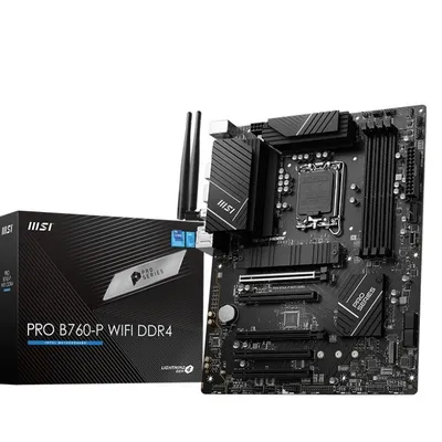 Msi płyta główna pro b760-p wifi ddr4 s1700 4ddr4 dp/hdmi atx
