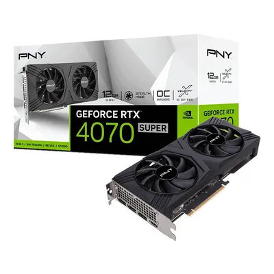 Pny karta graficzna geforce rtx 4070 super 12gb verto dual fan oc
