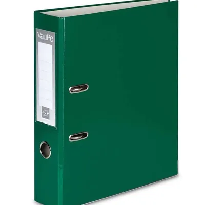 Segregator a4 tektura VAUPE fck 75mm 061/06 zielony dźwigniowy