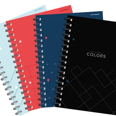 Kołonotatnik a5 TOP 2000 colors 400169232 kratka 80kart