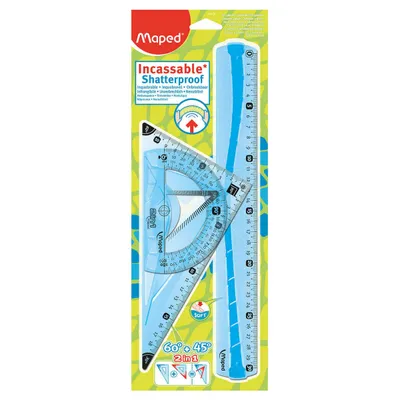 Zestaw MAPED flex maxi 3 el. linijek elast. z gum. element. blister