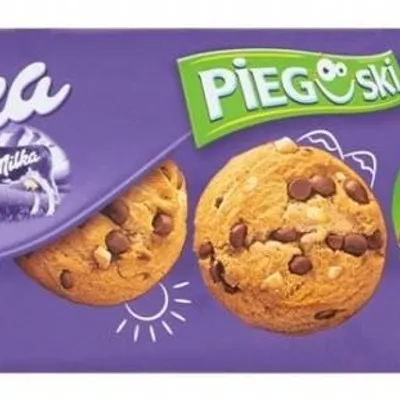 Ciastka pieguski czekoladowe z orzechami MILKA 135g