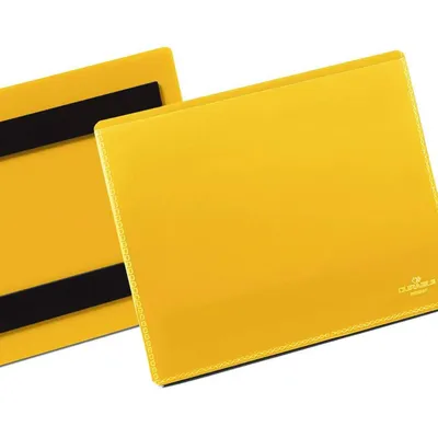 Kieszeń magazynowa magnetyczna pozioma a6 DURABLE 175604 żółta 50 szt
