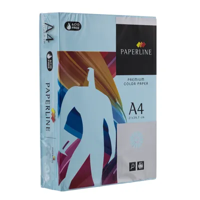 Papier ksero kolor a4 PAPERLINE niebieski 80g 500 ark