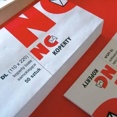 Koperta dl sk NC KOPERTY 11221300/50 biała okno lewe 50szt
