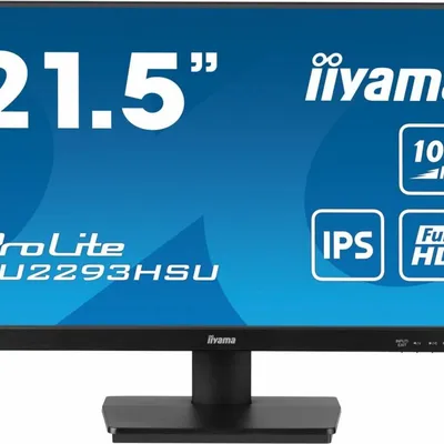 Iiyama monitor prolite xu2293hsu-b6 21.5 cala ips,100hz,fhd,1ms,hdmi,dp,2xusb,2x2w, freesync