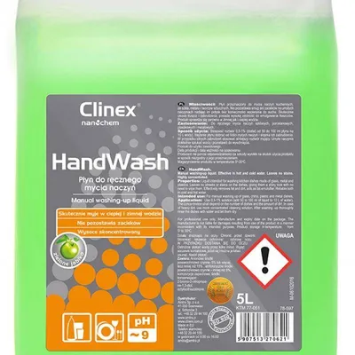 Płyn do ręcznego mycia naczyń CLINEX hand wash 5l