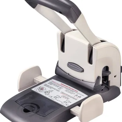 Dziurkacz ciężki metalowy KW-triO lever-tech 09546 szary 100 kart