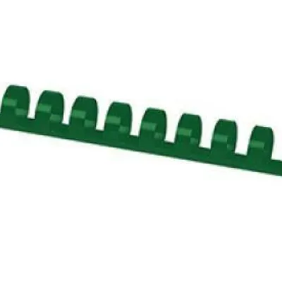 Grzbiet plastikowy 14mm (125 kartek) OFFICE PRODUCTS zielony 100 szt.