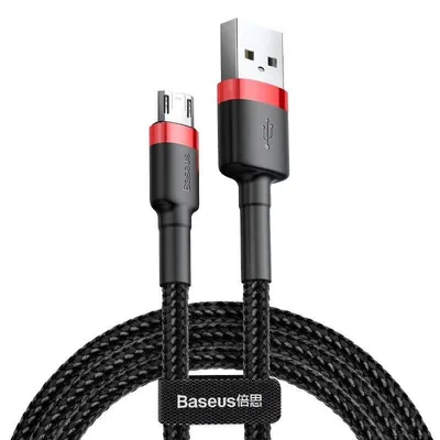 Kabel usb do micro usb Baseus cafule 1.5a 2m (czerwono-czarny)