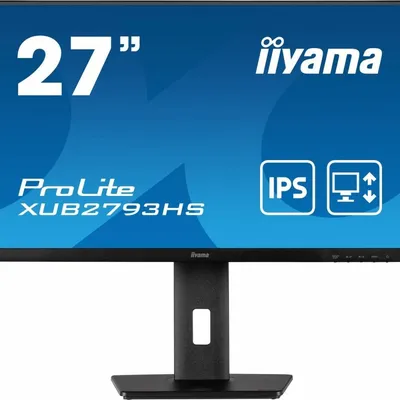 Iiyama monitor 27 cali xub2793hs-b6 ips,fhd,hdmi,dp,2x2w