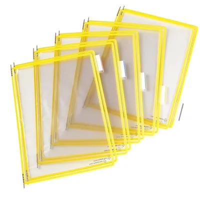 Panele prezentacyjne a4 TARIFOLD 114004 tr żółte 10szt