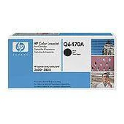 Toner oryginalny HP501a q6470a czarny 6000 stron