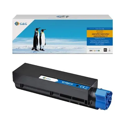 G&g kompatybilny toner z 44574702, black, 4000s, nt-fo411c, dla oki b411, b431, n