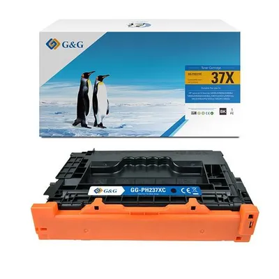 G&g kompatybilny toner z cf237x, black, 25000s, nt-ph237xc, hp 37x, high capacity, dla hp laserjet enterprise m608, m609, n