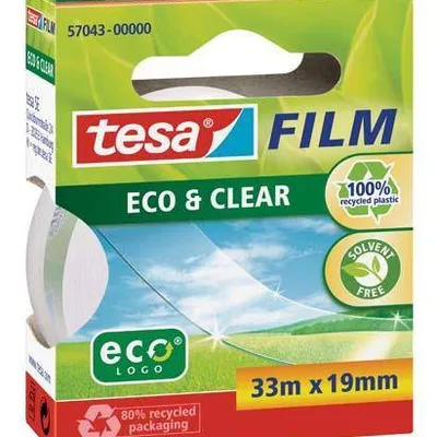Taśma klejąca 19mmx33m TESA eco&clear 57043-00000-00 ed przezroczysta