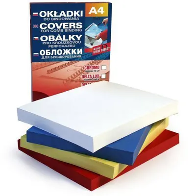 Karton do bindowania skóropodobny a4 ARGO delta 407061 granatowy 250g/m2 100ark