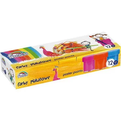 Farby plakatowe Fiorello 170-1634 20ml 12kol