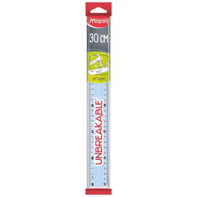 Linijka plastikowa 30cm MAPED study niełamliwa mix
