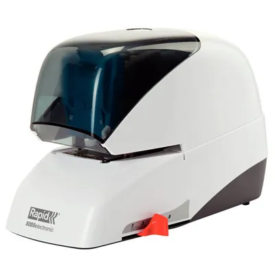 Zszywacz elektryczny RAPID supreme 5050e biały, czarny 50 kartek