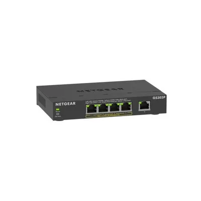 Netgear przełącznik niezarządzalny gs305p-300eus poe+ gigabit 5-portowy soho z serii 300