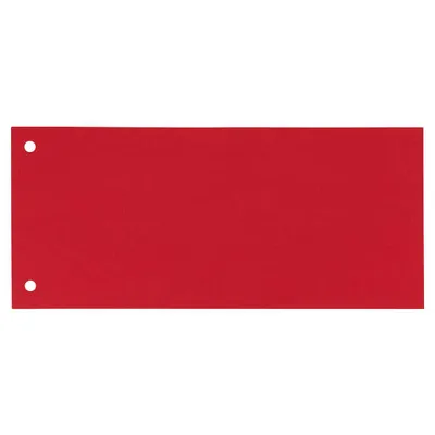 Przekładki 1/3 a4 ESSELTE 624446 czerwony karton 180g 100szt