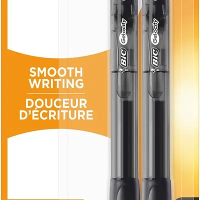 Długopis żelowy BIC gel-ocity original 964760 czarny 0.7mm blister 2szt