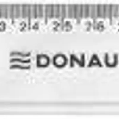 Linijka plastikowa 50cm DONAU przezroczysta