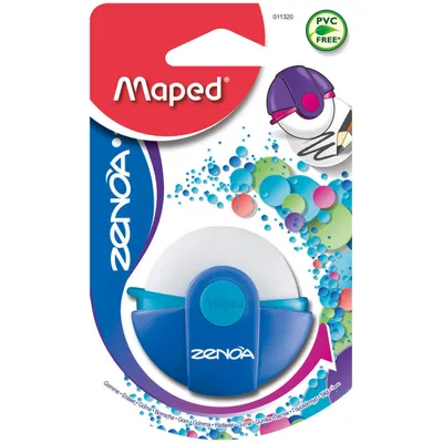 Gumka MAPED zenoa obrotowa niebieska blister
