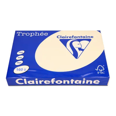 Papier ksero kolor a3 TROPHEE piaskowy 160g 250 ark