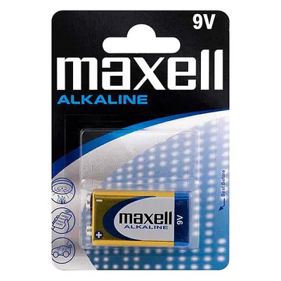 Bateria alkaliczna 9v, 6lr61 MAXELL 1szt