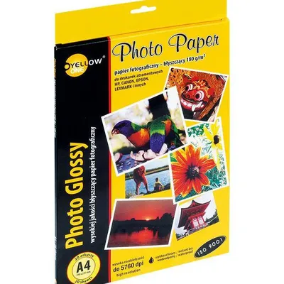 Papier fotograficzny błyszczący Yellow One 4g180 150-1373 a4 180g 20ark