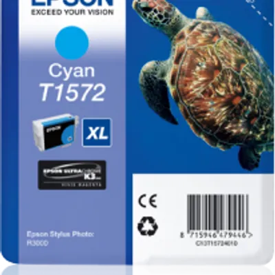 Tusz oryginalny EPSON t1572 c13t15724010 cyan 25,9 ml