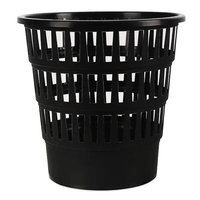 Kosz na śmieci 16l OFFICE PRODUCTS czarny plastik ażurowy